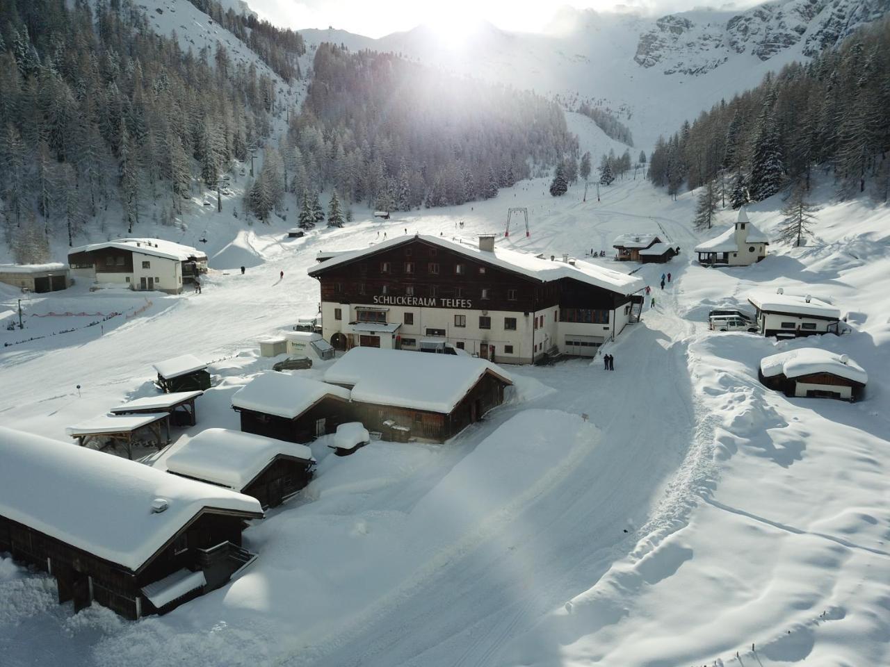 Berghotel Schlickeralm 1.616 M Фульпмес Экстерьер фото