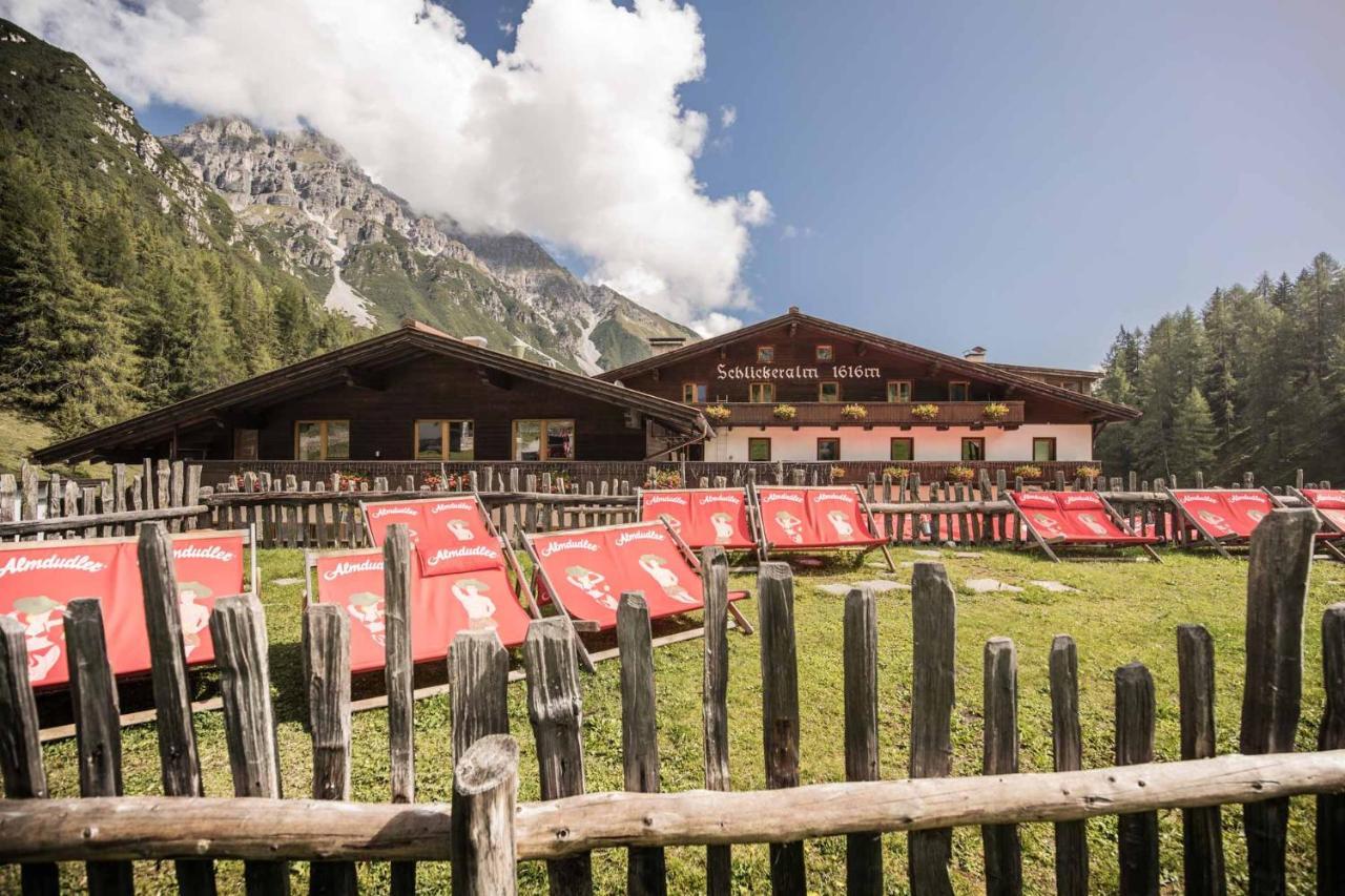 Berghotel Schlickeralm 1.616 M Фульпмес Экстерьер фото